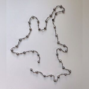 Ann Lightfoot Necklace Gray Pearl